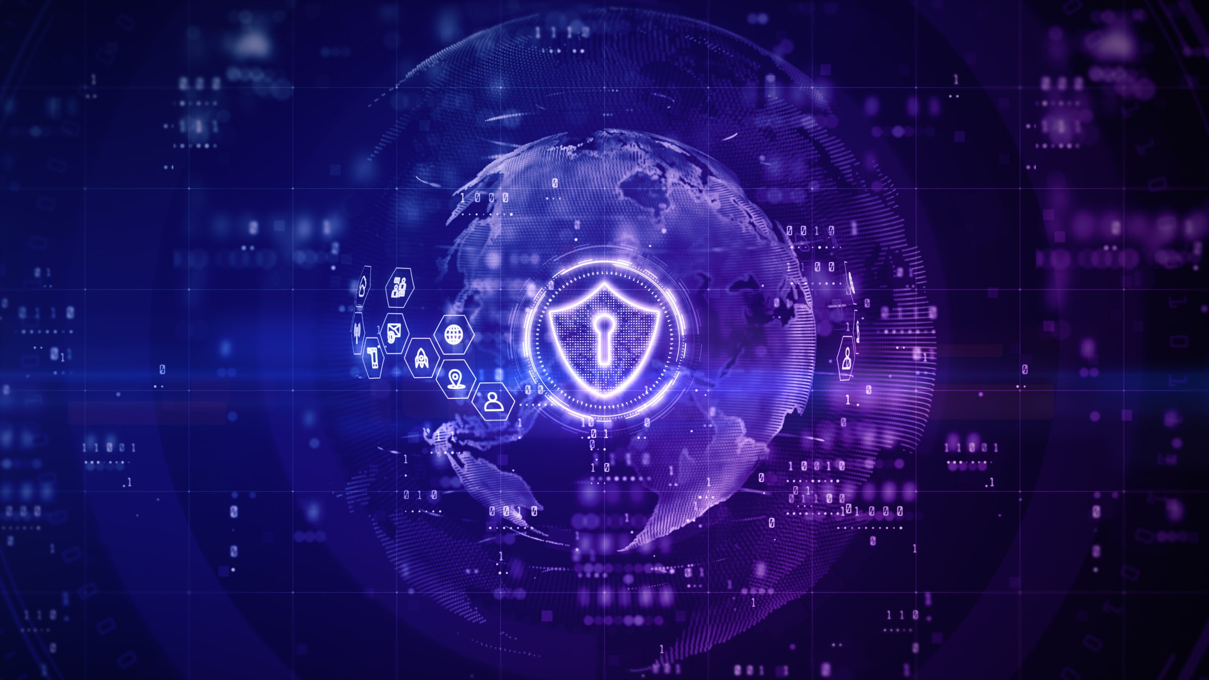 Futuristic Cybersecurity Background